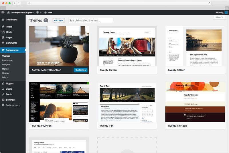 instalar o WordPress