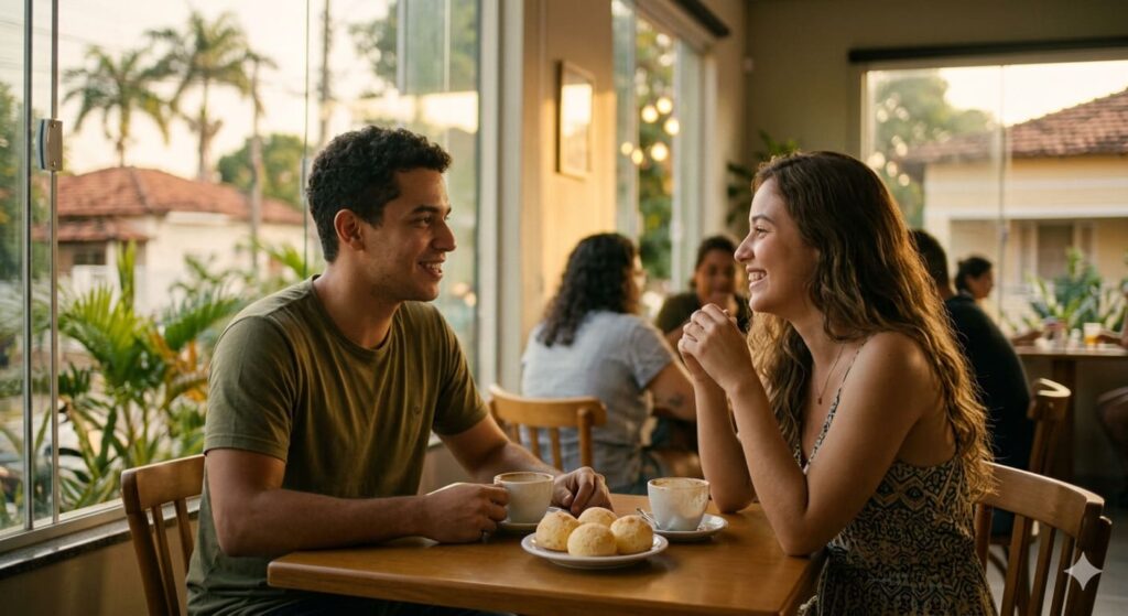 encontro com uma mulher